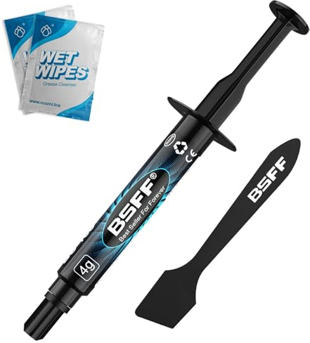 BSFF Wärmeleitpaste, CPU Paste Wärmeleitpaste Kühlkörper für IC/Prozessor/CPU/Alles Kühler, Carbon Based High Performance (4G)