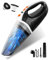 Aspirabriciole Senza Fili, 10000PA Aspirapolvere Auto cordless con 2 modalità di velocità, Ricaricabile Mini Aspirapolveree con luci LED, 5 in 1 Aspiratore portatile per auto casa ufficio auto Pet