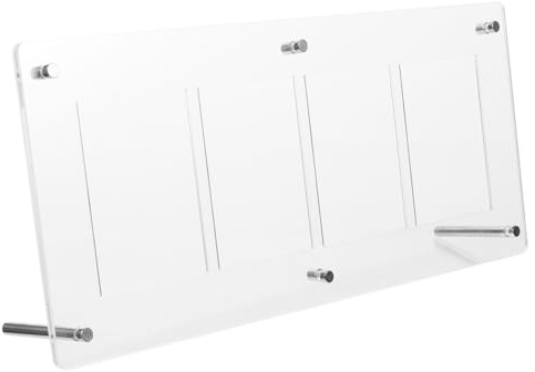 BESTonZON Trading Card Display Rack Transparent Acrylic Stand Med Fack För Spelkort Visitkort Och Postkort Lättanvänd Och Hållbar För Samlingar Och Organisering