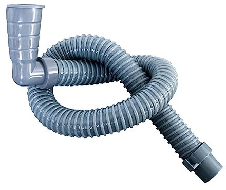 Gatuida Tuyau Évacuation Pour Machine à Laver Tuyau Eau Flexible De Mètres Rallonge Eau Avec Fixation