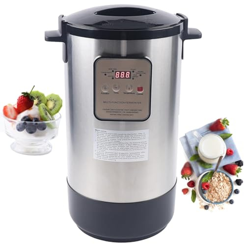12L Yogurt Maker DIY Yoghurt Fermentation Machine for Home Commercial Use - Intelligent Time Temperature Control