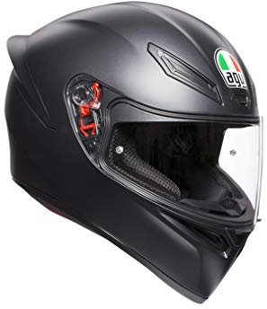 AGV K1 E2205 Helm, massiv, matt schwarz, Größe 2XL