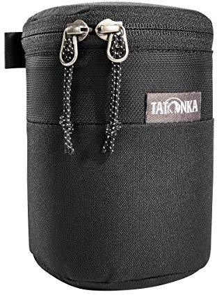 Tatonka Objektivtasche Lens Pocket S - Gepolsterte Tasche für Kamera-Objektive bis 11 cm Länge - Mit Gürtelbefestigung und Reißverschlussdeckel - 12 x 9 x 9 cm