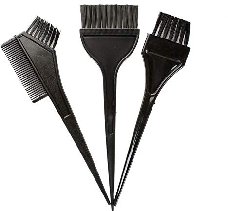 A1SONIC® 3 x professionell hårtoning färgborste hårfärgsborste svart hårfärgningsborste
