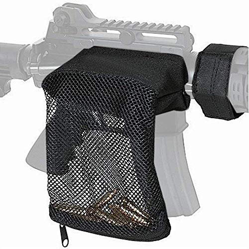 Gexgune Tactical Hunting Rifle Messing Shell Catcher Schnellverschluss Munition Mesh Trap Nylontasche Shooting Gun Bullet Pouch Holder