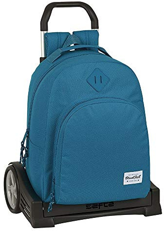 Blackfit8 Mochila Safta 305 Espalda Ergonómica con Carro Safta Evolution Egeo, 320x150x420mm
