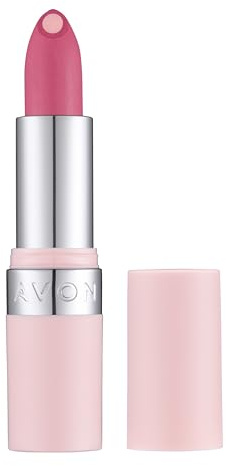 Avon Barra de Labios Hydramatic Matte Hydra Pink - Pintalabios con Núcleo de Ácido Hialurónico Hidratante - Mate Confortable e Hidratante - Favorece Hidratación - +SPF10 - Color Rosa Suave