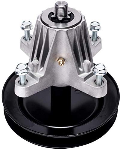 Acouto Kit Albero a Stella 6 Punte per Cub Cadet con Puleggia e Grasso Zerk (Silver)