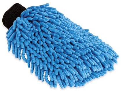 Erhard-Trading Chenille Autowaschhandschuh Autowäsche Staubhandschuh integriertem Fenstertuch (1)
