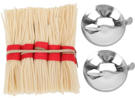 AUTSUPPL 1satz Öl-lampen Dochten Und Haltern Ersatzdochte Für Öllampen Geeignet Für Traditionelle Butterlampen Und Spirituelle Zeremonien