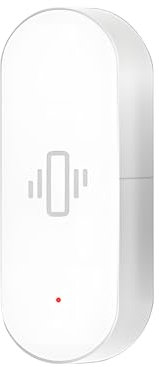 Chatthen Einbruchschutz, WiFi Vibrationssensor and Glasbruchmelder, Smart Life APP Remotely Notifications with Adjustable Sensitivity, for Fenster Alarm Door Alarm Briefkasten Sensor