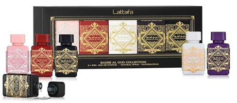 Lattafa Eau de toilette Bade'e Al Oud Collection - Unisexe - 5 ml x 5