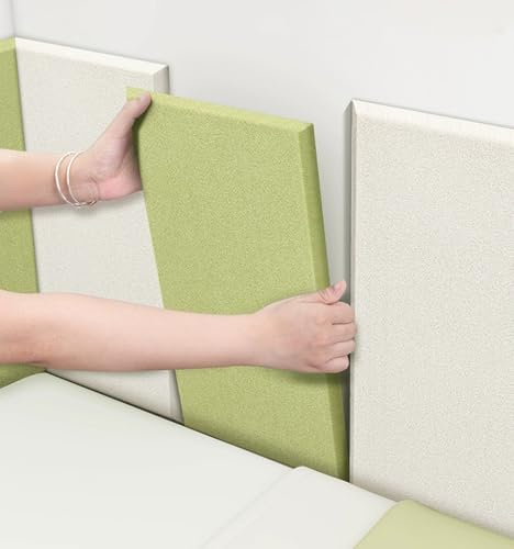 3D Wandpaneele Polsterpaneel, 30x60 cm Selbstklebend Antikollision Wandpolster, Wandverkleidung Gepolstert, Wandschutz Wandkissen kinderzimmer Bett Schlafzimmer(Blau,8pcs)