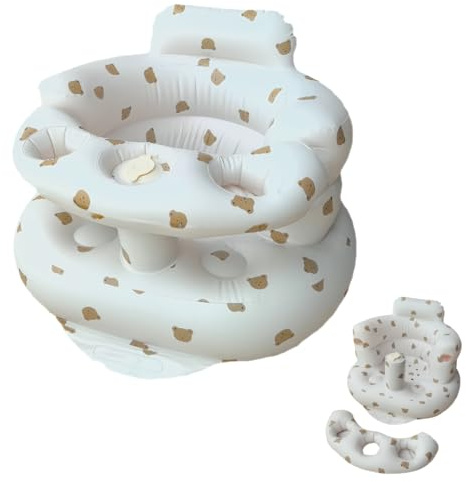 Siège Gonflable Pour Bébés de 3 à 36 mois de Canapé Pour Bébé Soutien du Dos Pour Nourrisson, Chaise pour Tout-petit, Siège au sol Cadeaux Pour Bébé (Arche avec jouets)