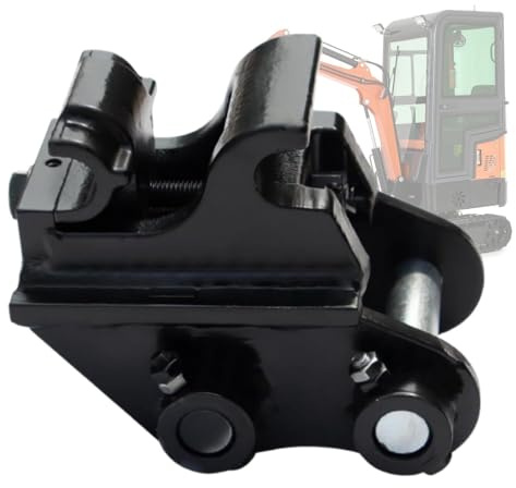 Attelage à changement rapide pour mini pelleteuse – Design en acier durable, interrupteur de fixation facile pour modèles 1T à 1.5T