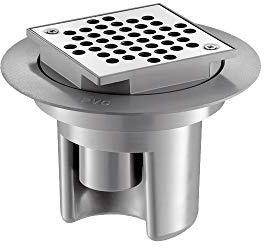 Delabie Sifón de suelo regulable (100 x 100 mm)