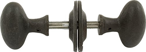 From the Anvil Beeswax Oval Mortice/Rim Knob Set