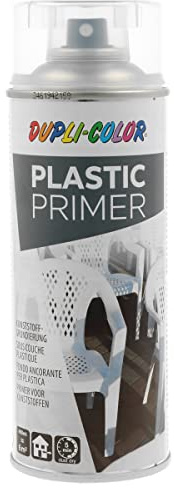 DUPLI-COLOR PLASTIC PRIMER Transparent 400 ml - Grundierung für Kunststoffe | Haftvermittler-Spray zur Grundierung von lackierfähigen Kunststoffen - Schnelltrocknend, Innen & Außen, gleichmäßiger Verlauf