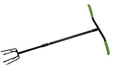 Silverline 07609 Gartenkralle mit schwarzem Griff, 95 cm