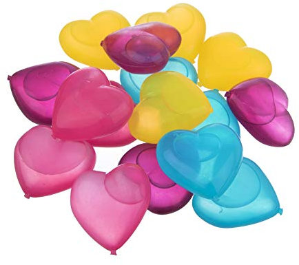 ORION Eiswürfel bunt Kunststoff, Form für Eis, für Eiswürfel 20 St. wiederverwendbar Cube Würfel Herz