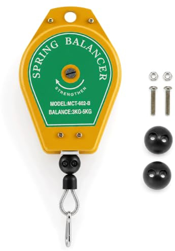 QWORK® Retrattile Bilance a Molla Supporto, Spring Balancer, 3 – 5 kg