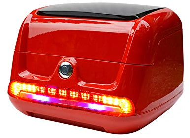 ZXCASDF Topcase Motorradkoffer Motorradkoffer-Innentaschen Set Passend Zu Gepäck, Seitenkoffern Und Top Case Aufbewahrungskofferroller Kann Helme,Rot