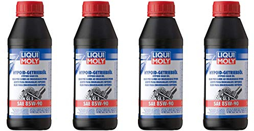 4X Original Liqui Moly 500ml Hypoid-Getriebeöl (GL5) SAE 85W-90 Gear Oil 1404