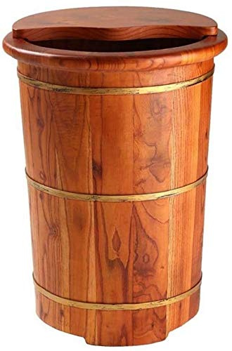 Foot Tub Wooden Foot Basin Household Gift Foot Soaker Tub,Wooden Foot Soak Sauna Foot Tub, Foot Basin Tub Bucket, Massage, Spa, Sauna, Soak,Foot Bath Wooden Bucket Foot Spa Household Wash Basin Househ