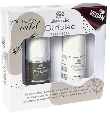 alessandro Striplac Set- Wild -UV-Nagellack Set – Für eine professionelle und schonende Maniküre in 15 Minuten – Vegan und tierversuchsfrei