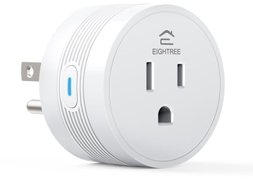 EIGHTREE 15A Smart Plug, WiFi Outlet Plug Works with Alexa & Google Home