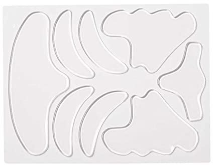 1set Riutilizzabile Del Silicone Viso Occhio Fronte Patch Trasparente Sollevamento Pads Pelle Invecchiamento Viso Stic Car rughe X8Z1