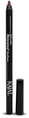 KAJAL Selective Colour Eyeliner Pencils - Long Lasting & Waterproof - 9 Colours (No: 40 Ruby Red)