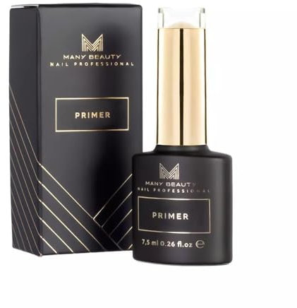 MANY BEAUTY Nail Primer Acid - Primer für Gelnägel 7,5 ml - Dehydrator für Nägel - Professionelle Nail Prep - Nagel Primer für Gelnägel - Primer Nägel UV Nagellack
