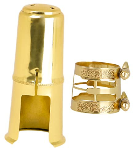 SHOWERORO Saxophon Mundstück Kappe Mit Einzigartigem Muster Einstellbare Metallkappe Für Alt-saxophon Langlebig Und Korrosionsbeständig Installieren Schützt Das Mundstück Optimal