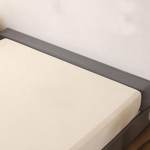 Yuing Langes Matratzenkeile, Bett Keilfüller Twin-zu-Einzel-/Doppel Size Bett Bettlückenfüller Bettbrücke Schließe Lücke Zwischen Kopfteil und Matratze (150x10x15cm,Dunkelgrau)
