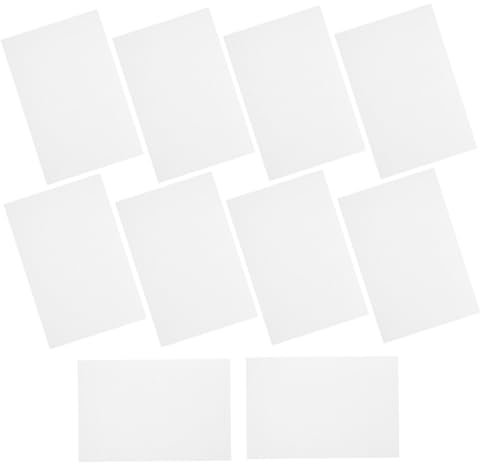 DIYEAH 15 Stück Selbstklebende Filzunterlage Für Möbel rutschfest Weiß 210x300mm Langlebig Bodenschoner Für Stuhlbeine Einfach Anzubringen