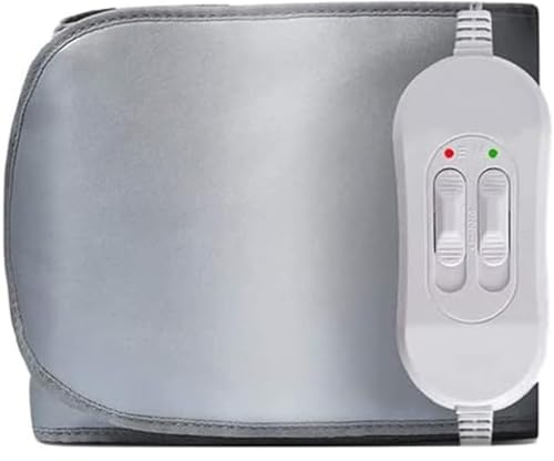 GNbow Ceinture de Sauna électrique, Ceinture Amincissante électrique vibrante pour brûler Les Graisses Masseur pour Perdre du Poids pour Le Ventre Les Bras Les Fesses Les Cuisses, 4 Moteur