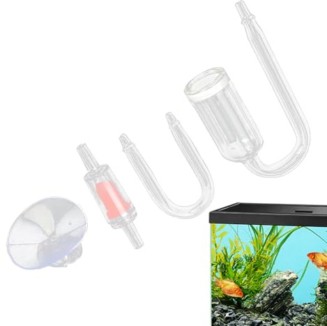 Générique Diffusore per Acquario 35 g - Set di Altoparlanti in Vetro | Bubbler, reattore per Una Migliore Crescita 'Acquatico e Un Ambiente Sano