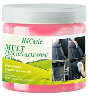 4 Colors Car Cleaning Gel Magic Clean Mud Clay Laptop Computer Keyboard Cleaning Tool Home Dirt Cleaner Dust Remover(Pink-160g)