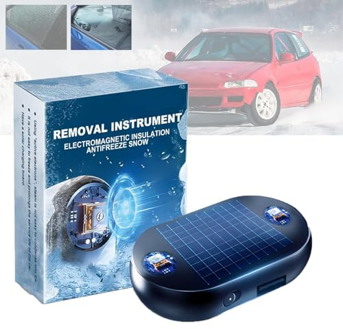 Electromagnetic Car Snow Removal Device, Anti-freeze Molecular Windshield Snow Removal Window Glass Instrument, Antifreeze Winter Microwave Molecular Deicing Instrument (1PC)