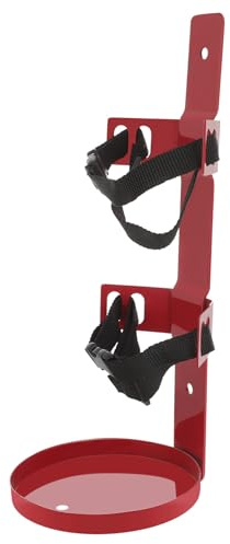GETAJGHSD Percha para Extintor de Incendios de Hierro, Soporte para Extintor 2-4 Kg Montaje en Pared, Adecuado para Oficina y Espacios Domésticos Diseño Funcional