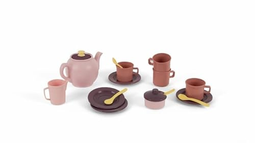 Dantoy Juego de té Fairytale de 17 piezas, sostenible y ecológico.