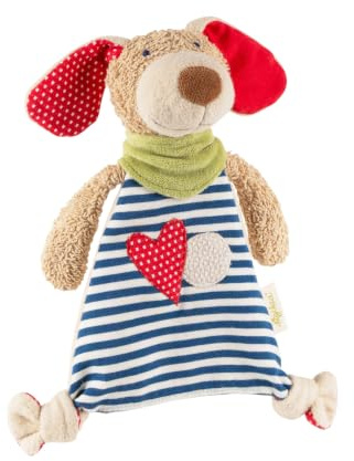 sigikid Baby Schmusetuch - Schnuffeltücher & Trösterchen Kuscheltier Babyspielzeug Schnuffeltuch - Geschenk zur Geburt oder Taufe für Baby Mädchen und Jungen ab 0 Monaten | Pure Organic Collection - natürliches Spielzeug aus 100% Bio-Baumwolle (kbA) und Füllung aus Schurwolle