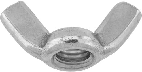 D´s Items | Flügelmutter - M10 - ähnl. DIN 315 - Edelstahl A2 - [1 Stück] - | Geflügelte Mutter mit kantigen Flügeln | Amerikanische Form V2A