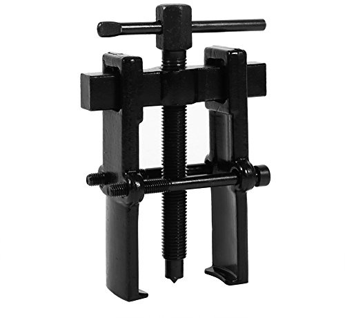 Extractor 3 Pulgadas 2 Mordazas Acero Cromo Vanadio | Pinza ajustable, profundidad regulable para engranajes, Tratamiento térmico en punta de mandril