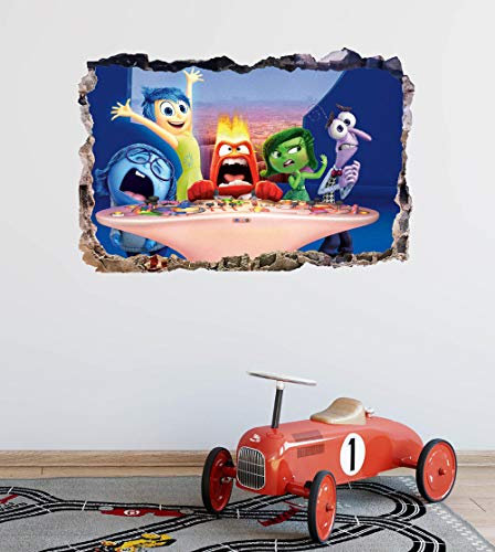 Wandtattoos - 3D -Cartoon Anime Wandtattoo Abnehmbare Kinder Aufkleber Vinyl Dekor Kunst- Poster Vinyl - 70x100cm