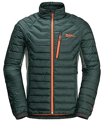 Jack Wolfskin Men's Routeburn Pro Ins Jacket M, Black Olive, L, black olive, L