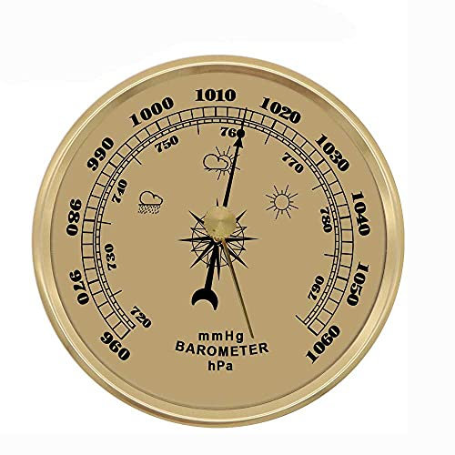 UNbit Traditionelles Barometer, Zifferblatttyp, Wandbarometer, Haushaltsthermometer, Hygrometer, Barometer
