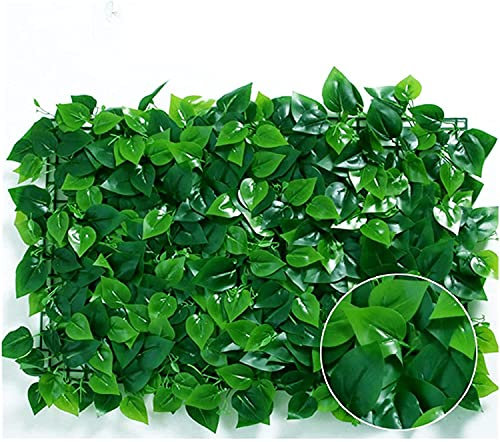 SDKFJ 24 * 16 Artificial Boxwood Panels Topiary Hedge Plant Backyard Garden FencePanelsDecoration Home Backdrop Greenery Walls Wall Plant Decoration(Color:M)