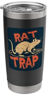Cool Rodent Trap for Rats and Mouses Lovers Stainless Steel Insulated Tumbler
